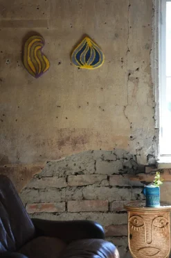 MUM's Onion väggkonst, 30 x 25 cm, blå