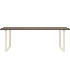Muuto 70/70 bord, 225 x 90 cm, massiv rökt ek - sand