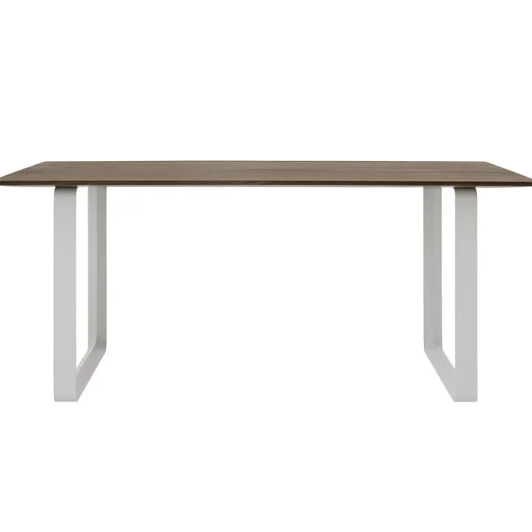 Muuto 70/70 bord, 170 x 85 cm, massiv rökt ek - grå