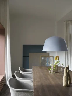 Muuto 70/70 bord, 170 x 85 cm, massiv rökt ek - grå