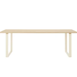 Muuto 70/70 bord, 225 x 90 cm, massiv ek - sand