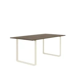Muuto 70/70 bord, 170 x 85 cm, massiv rökt ek - sand