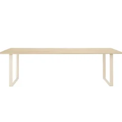 Muuto 70/70 bord, 255 x 108 cm, massiv ek - sand