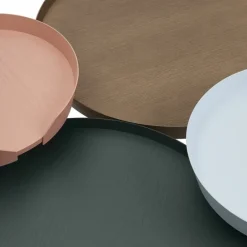 Muuto Around stort soffbord, mörkbrun bets