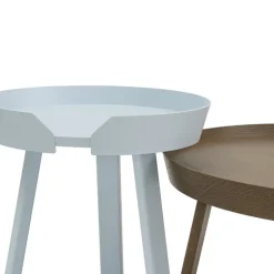 Muuto Around stort soffbord, mörkbrun bets