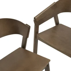 Muuto Cover karmstol, mörkbrun bets