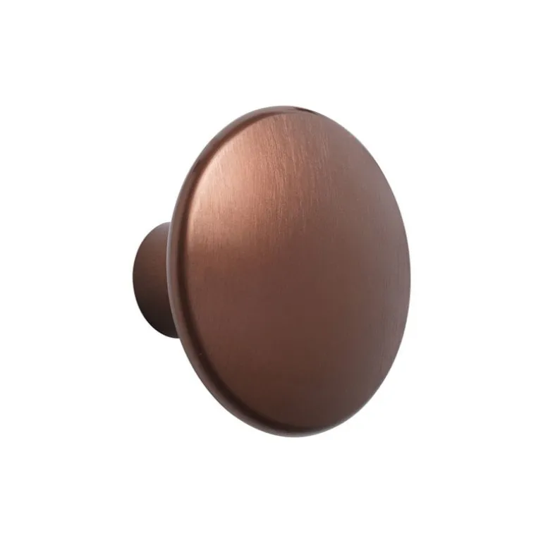 Muuto Dots klädkrok i metall, umbra