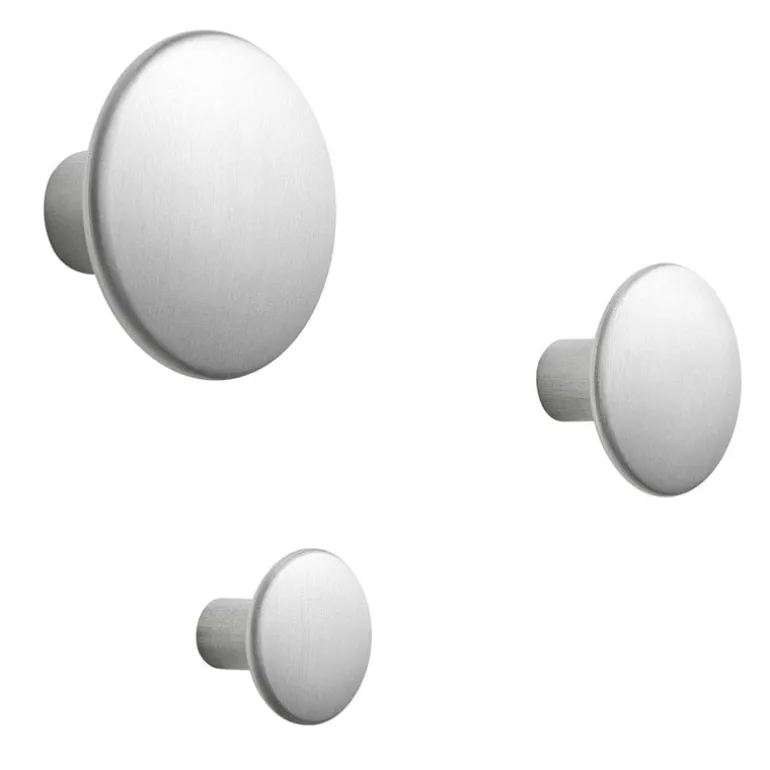 Muuto Dots Metal klädkrok, aluminium