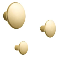 Muuto Dots Metal klädkrok, mässing
