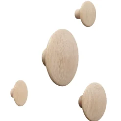 Muuto Dots Wood klädkrok, ek