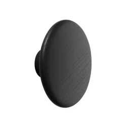 Muuto Dots Wood klädkrok, svart