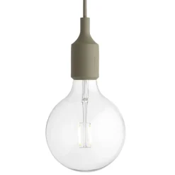 Muuto E27 LED pendellampa, olive