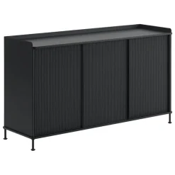 Muuto Enfold sideboard, 148 cm, hög, svart