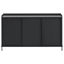 Muuto Enfold sideboard, 148 cm, hög, svart
