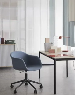 Muuto Enfold sideboard, 100 cm, hög, ek - grå