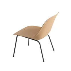 Muuto Fiber loungestol, tubram, ockra - svart