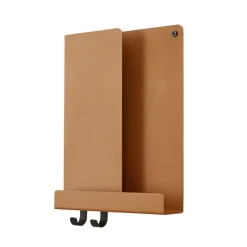 Muuto Folded hylla, bränd orange, vertikal