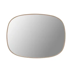 Muuto Framed liten spegel, rose - klar