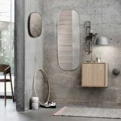 Muuto Framed spegel, liten, rosenröd