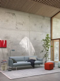 Muuto Leaf golvlampa, mörkgrön