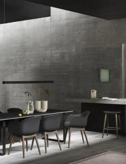 Muuto Linear pendellampa, 169,2 cm, svart