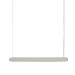 Muuto Linear pendellampa, 87,2 cm, grå