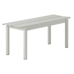 Muuto Linear Steel bänk, 110 cm, grå