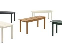 Muuto Linear Steel bänk 110 cm, burnt orange