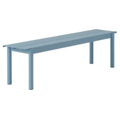 Muuto Linear Steel bänk, 170 cm, blekblå