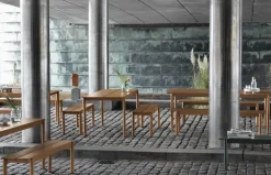 Muuto Linear Steel bord 200 x 75 cm, burnt orange