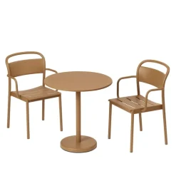 Muuto Linear Steel karmstol, burnt orange
