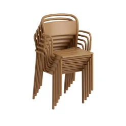 Muuto Linear Steel karmstol, burnt orange