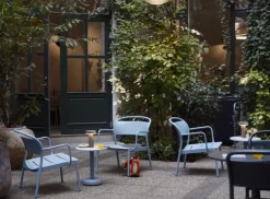 Muuto Linear Steel loungefåtölj, grå