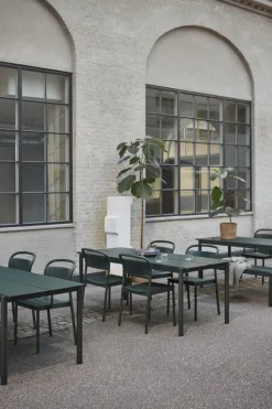 Muuto Linear Steel stol, mörkgrön