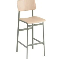 Muuto Loft barstol, 75 cm, dusty green - ek