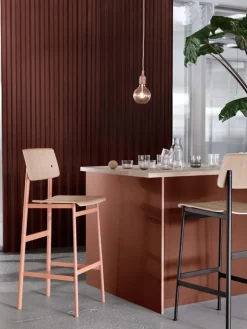 Muuto Loft barstol, 65 cm, svart