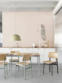 Muuto Loft stol, dusty green - ek