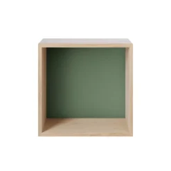 Muuto Mini Stacked 2.0, medium, ek - mattgrön