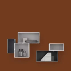 Muuto Mini Stacked klämma, ljusgrå