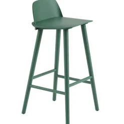 Muuto Nerd barstol, 75 cm, grön