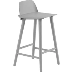 Muuto Nerd barstol, 65 cm, grå