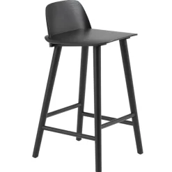 Muuto Nerd barstol, 65 cm, svart