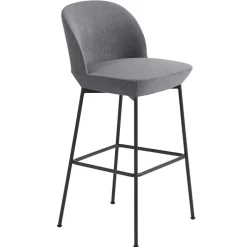 Muuto Oslo barstol, 75 cm, Still 161 - anthracite black