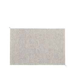 Muuto Ply matta, återvunnen polyester, 170 x 240 cm, svart - vit