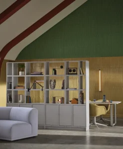 Muuto Podie med rörben, 131 x 35 x 17 cm, grå