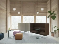 Muuto Relate sidobord 73,5 cm, blågrå