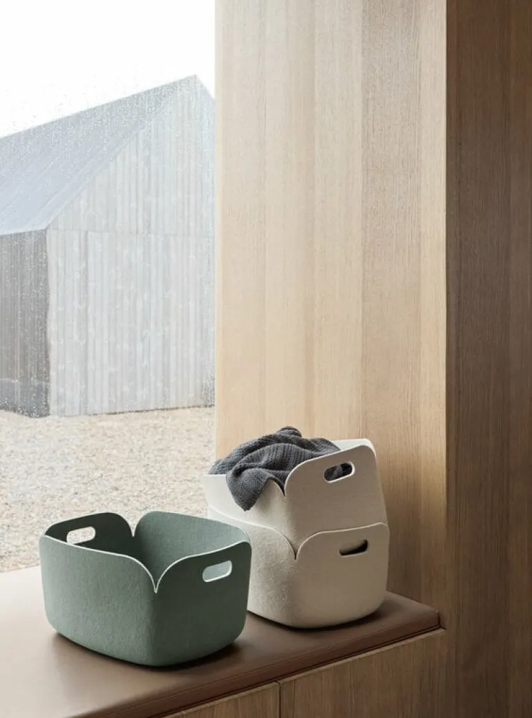 Muuto Restore förvaringskorg, mattgrön