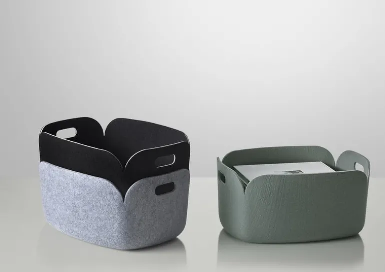 Muuto Restore förvaringskorg, mattgrön