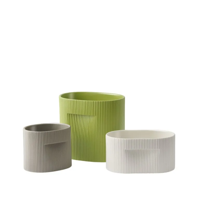 Muuto Ridge blomkruka, h 15 cm, taupe