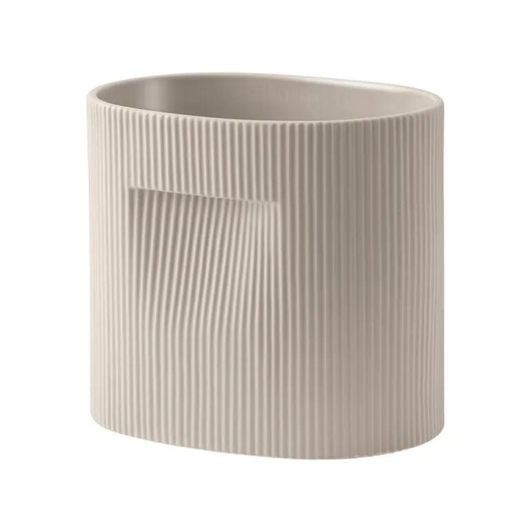 Muuto Ridge blomkruka, h 24 cm, beige